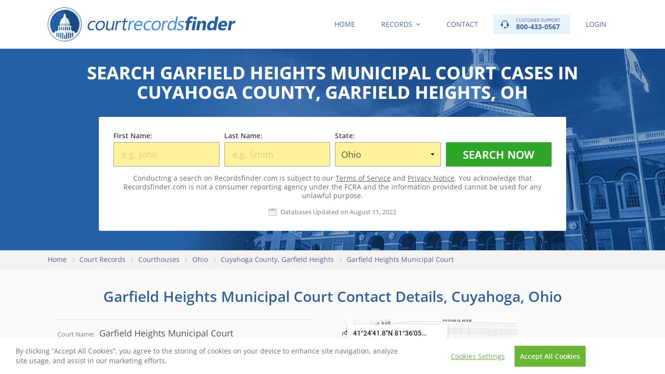 Garfield Heights Municipal Court Case Search - Cuyahoga ...